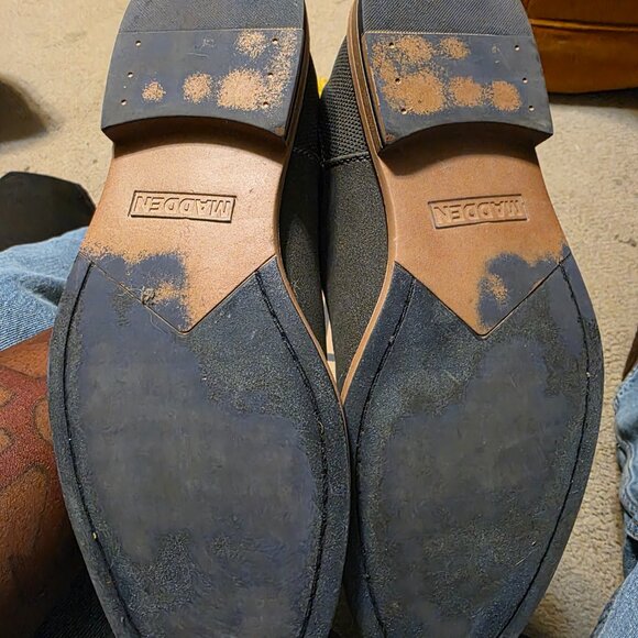 Men's gray Steve Madden m-gralin Chelsea boots in size 8D - Picture 7 of 7